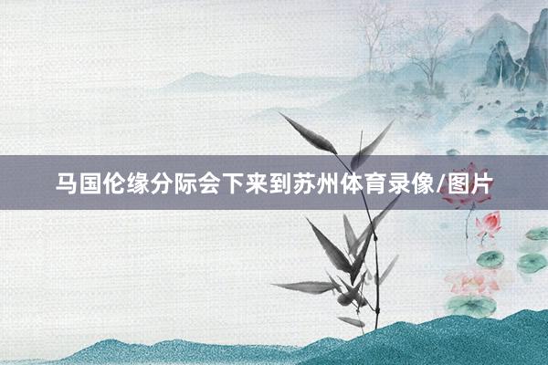 马国伦缘分际会下来到苏州体育录像/图片